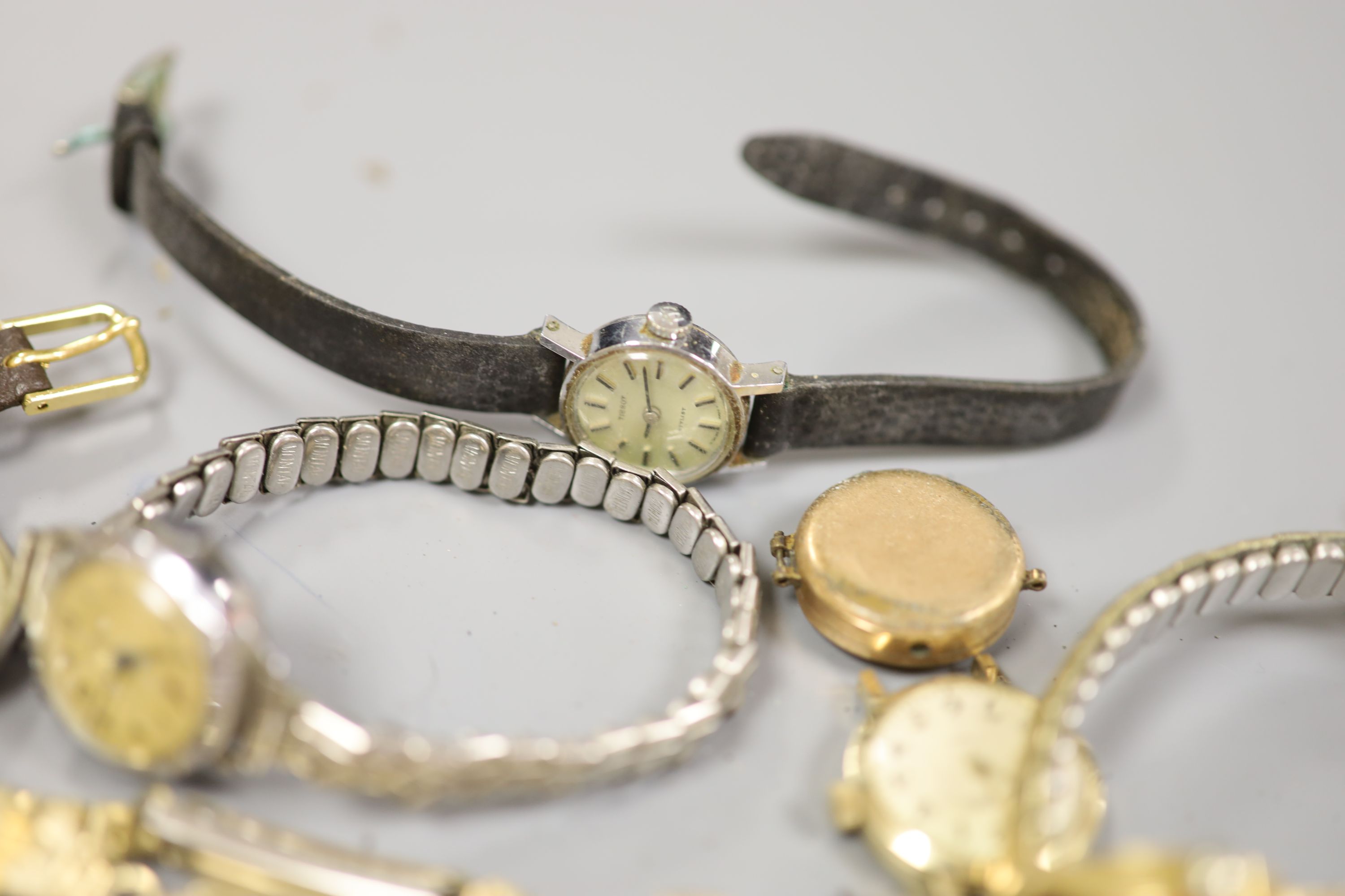 A quantity of ladies wrist watches